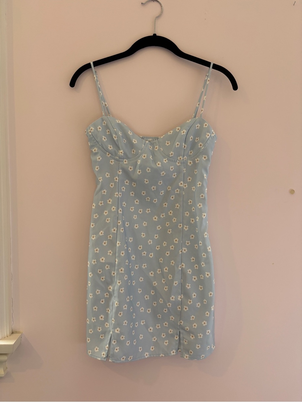Princess Polly Blue Fleurette Mini Dress